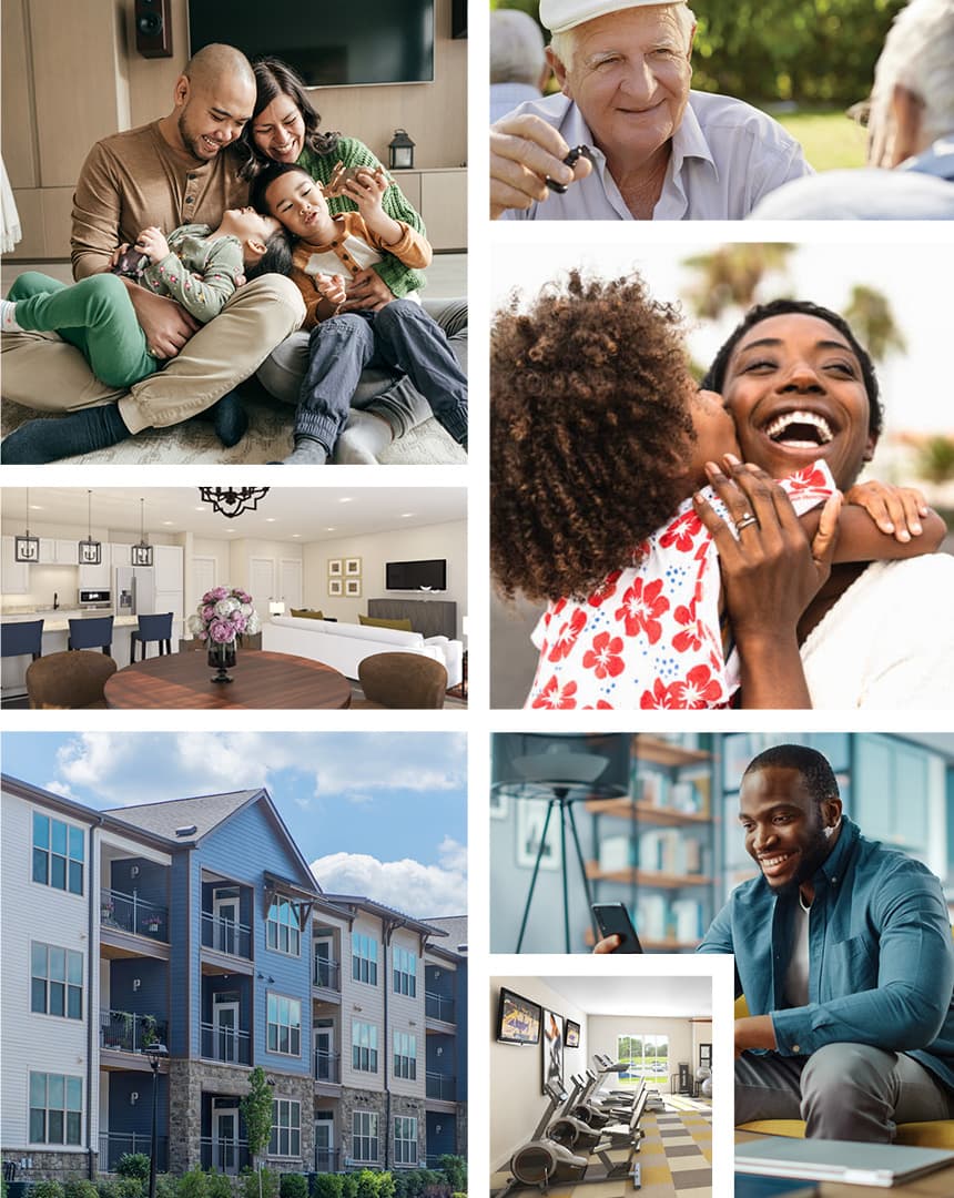 Lifestyle photos of LSA Management Properties